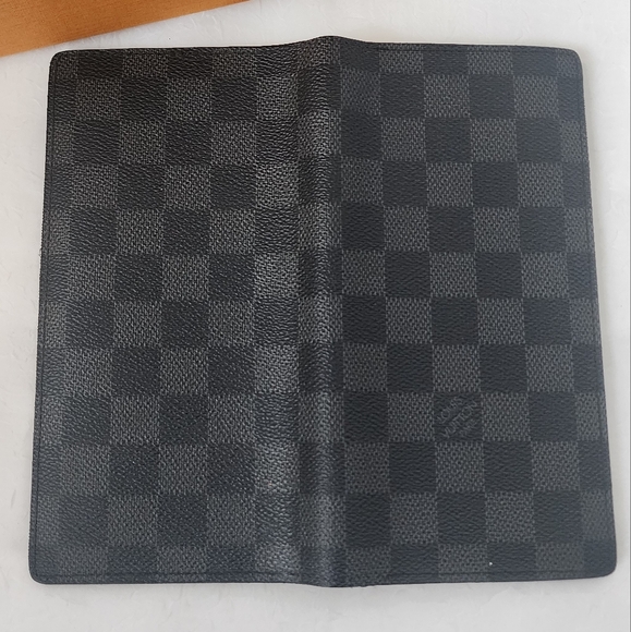 Auth Louis Vuitton Damier Graphite Portefeuille Brazza Wallet - Picture 4 of 9